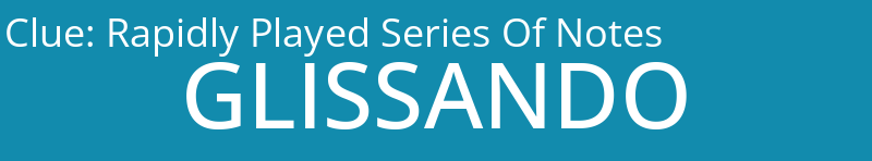 Rapidly Played Series Of Notes