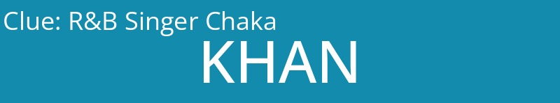 R&B Singer Chaka