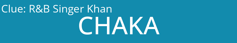 R&B Singer Khan