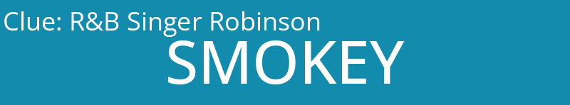 R&B Singer Robinson