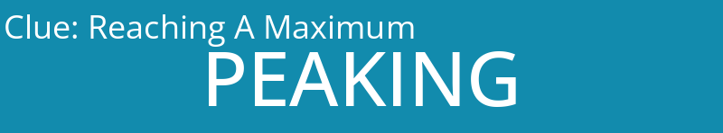 Reaching A Maximum