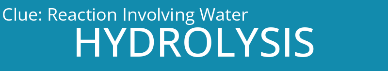 Reaction Involving Water