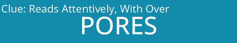 Reads Attentively, With Over