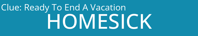 Ready To End A Vacation
