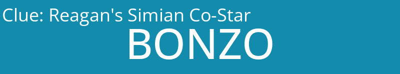 Reagan's Simian Co-Star