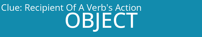 Recipient Of A Verb's Action