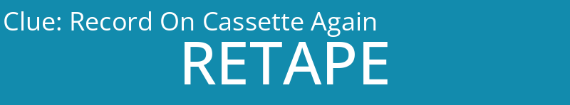 Record On Cassette Again