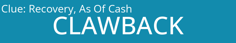 Recovery, As Of Cash