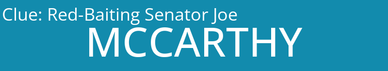 Red-Baiting Senator Joe