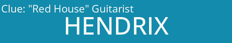 "Red House" Guitarist