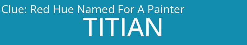 Red Hue Named For A Painter