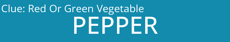 Red Or Green Vegetable
