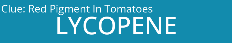 Red Pigment In Tomatoes