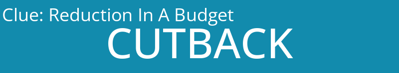 Reduction In A Budget