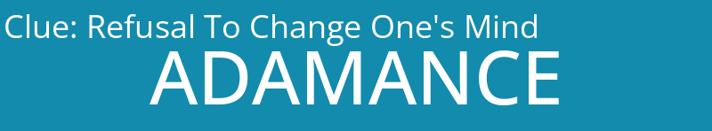 Refusal To Change One's Mind