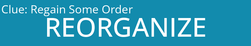 Regain Some Order