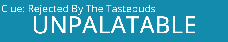Rejected By The Tastebuds