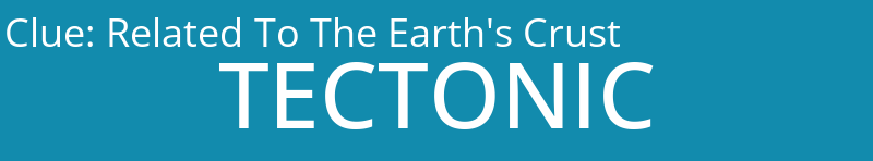 Related To The Earth's Crust