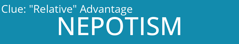 "Relative" Advantage