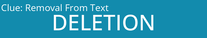 Removal From Text