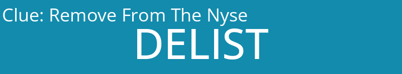 Remove From The Nyse