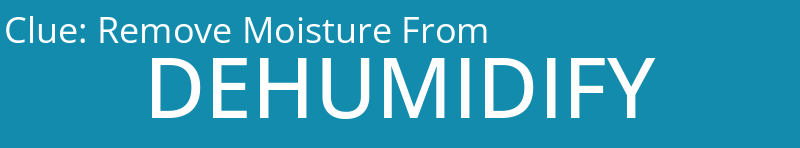 Remove Moisture From