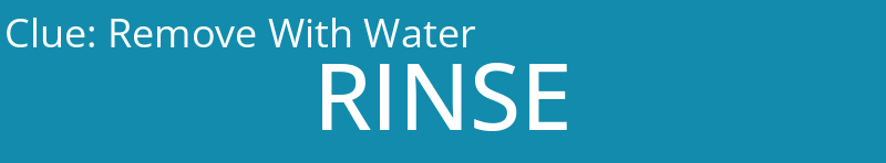 Remove With Water