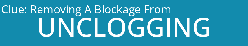 Removing A Blockage From