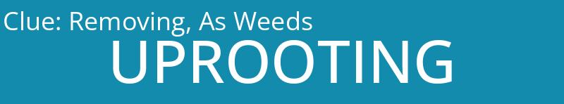 Removing, As Weeds