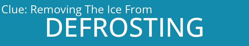 Removing The Ice From