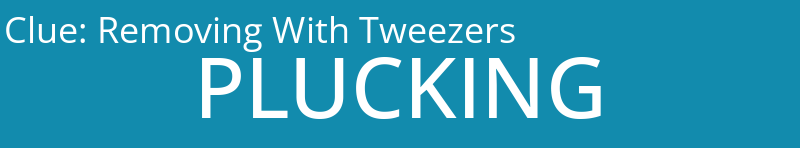 Removing With Tweezers