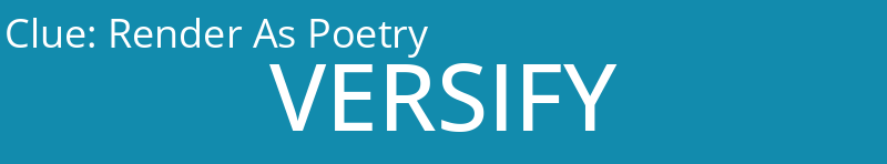 Render As Poetry
