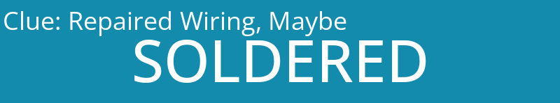 Repaired Wiring, Maybe