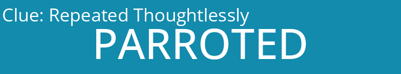 Repeated Thoughtlessly