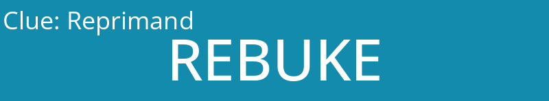 Reprimand