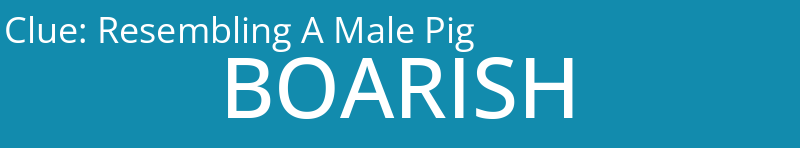 Resembling A Male Pig