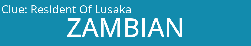 Resident Of Lusaka