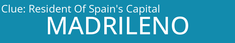 Resident Of Spain's Capital