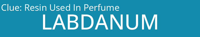 Resin Used In Perfume