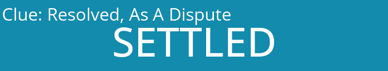 Resolved, As A Dispute