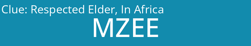 Respected Elder, In Africa