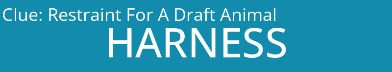Restraint For A Draft Animal