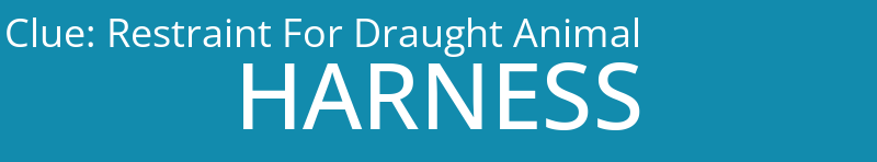 Restraint For Draught Animal