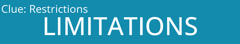 Restrictions