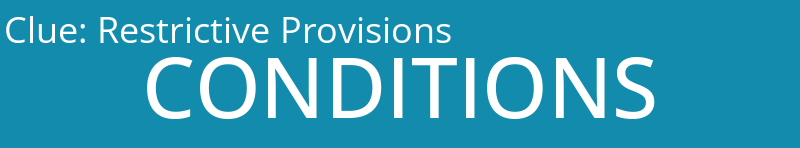Restrictive Provisions