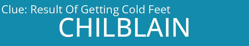 Result Of Getting Cold Feet