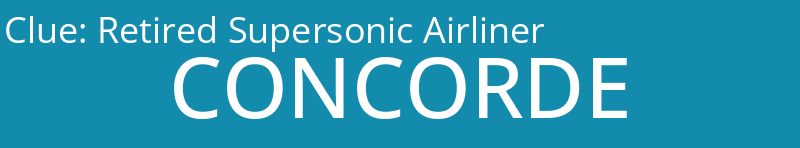 Retired Supersonic Airliner