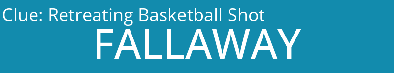 Retreating Basketball Shot