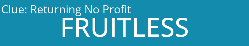 Returning No Profit