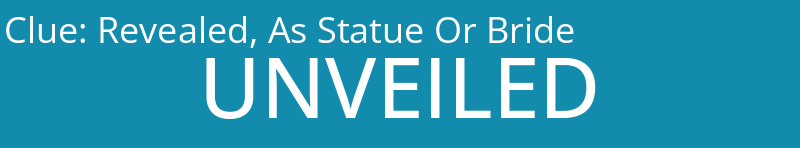 Revealed, As Statue Or Bride